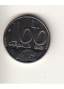 1991 100 Lire Acmonital Garibaldi Fior di Conio San Marino